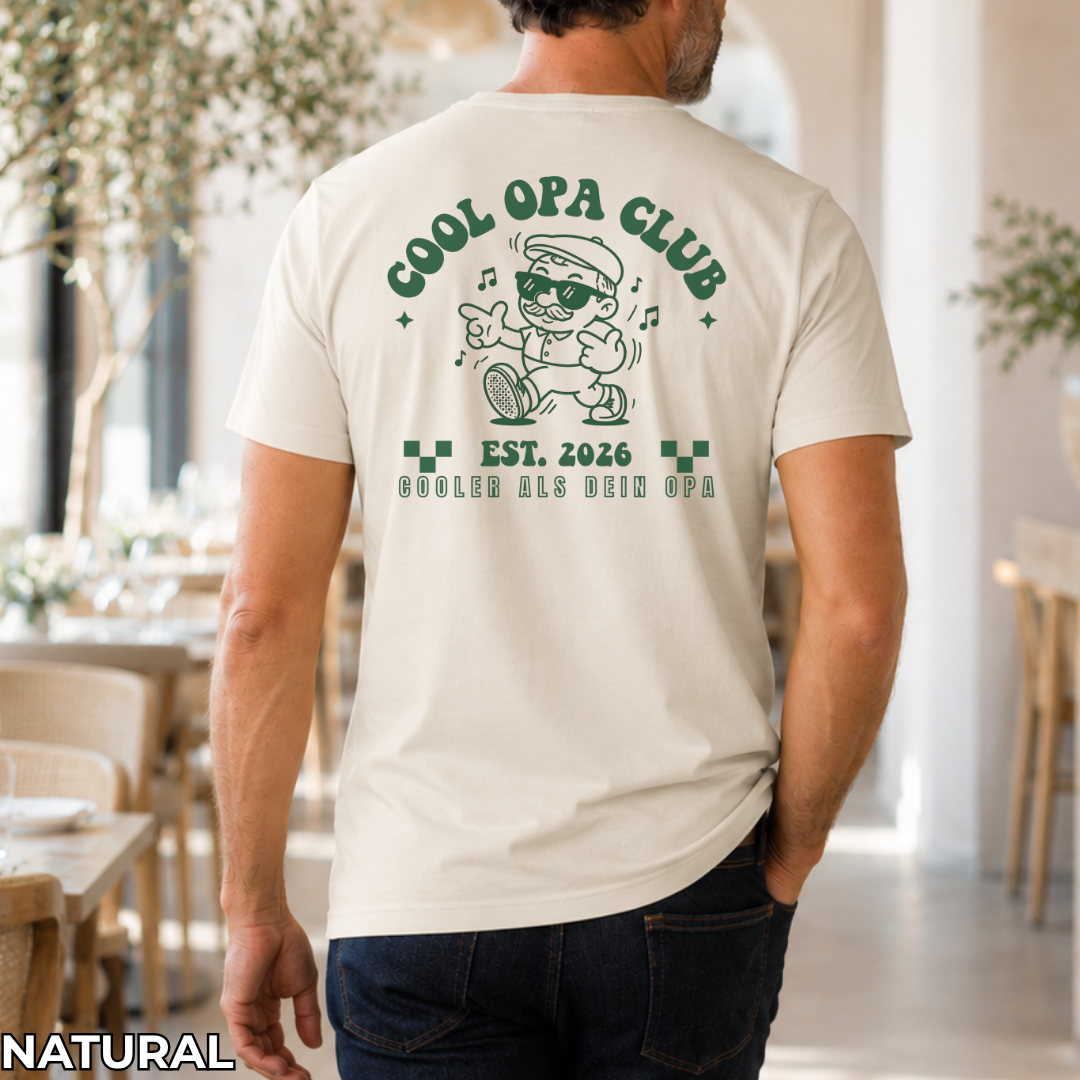 Personalisiertes Opa Shirt - "Cool Opa Club"