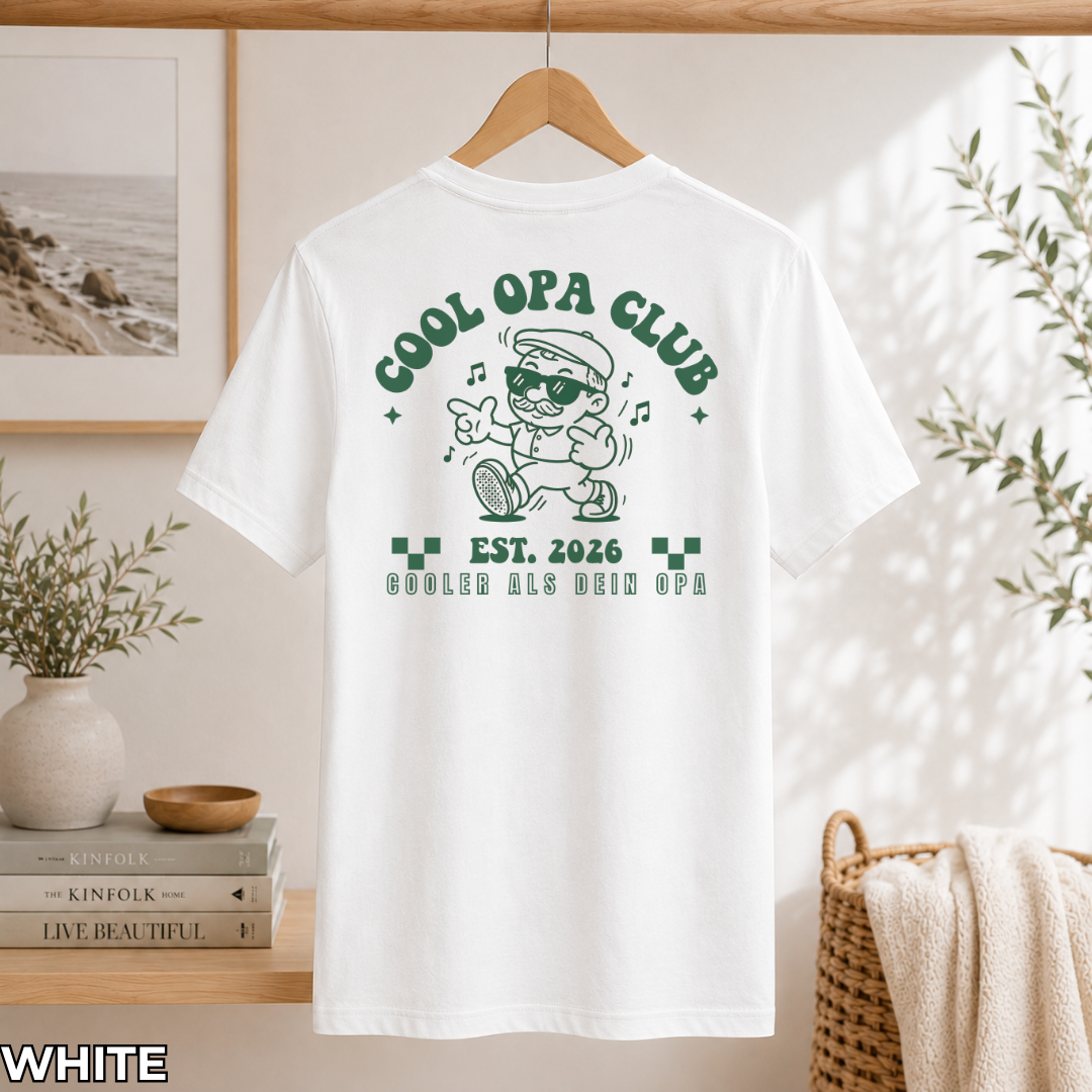 Personalisiertes Opa Shirt - "Cool Opa Club"