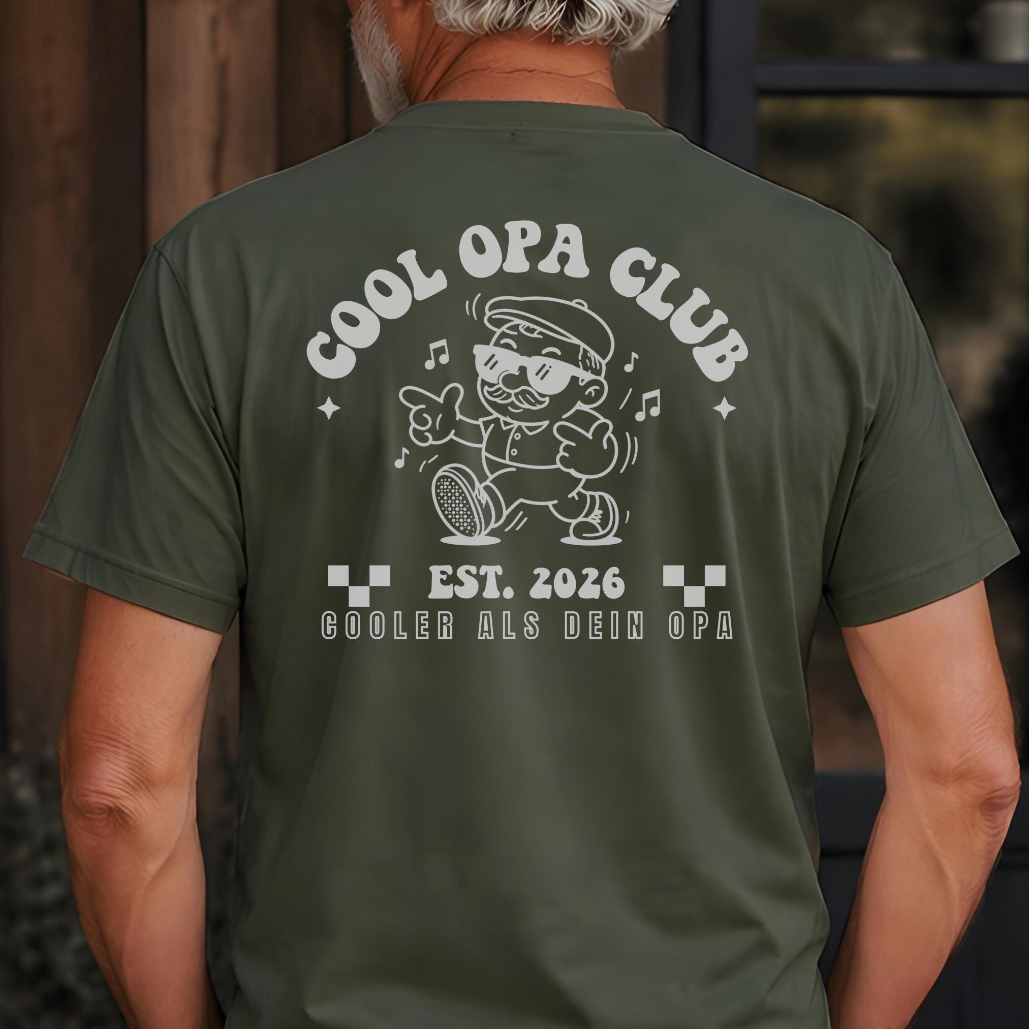 Personalisiertes Opa Shirt - "Cool Opa Club"