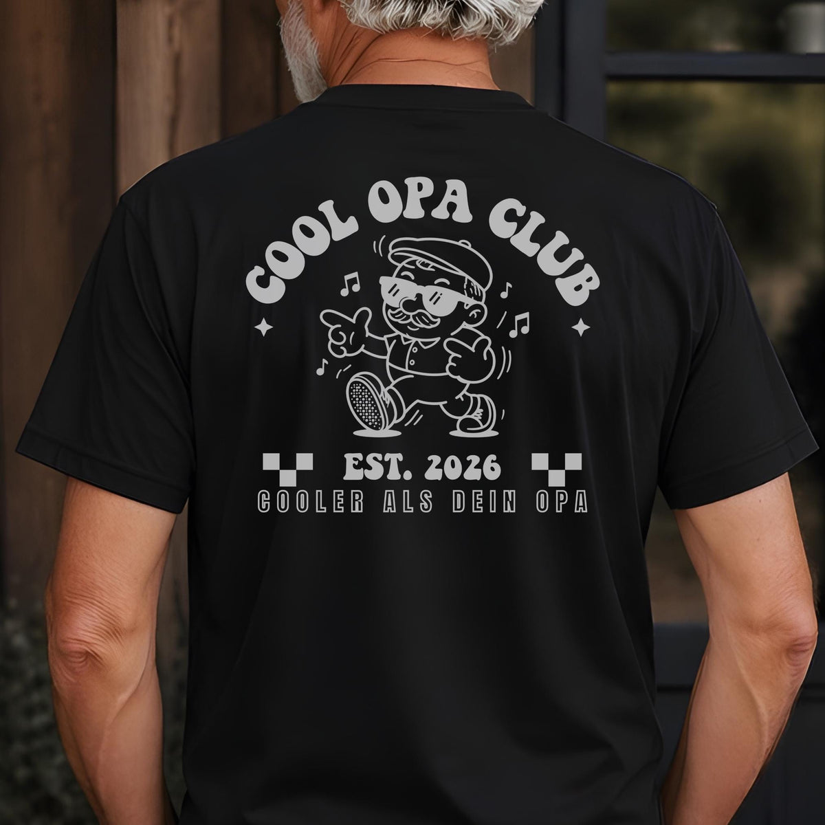 Personalisiertes Opa Shirt - "Cool Opa Club"